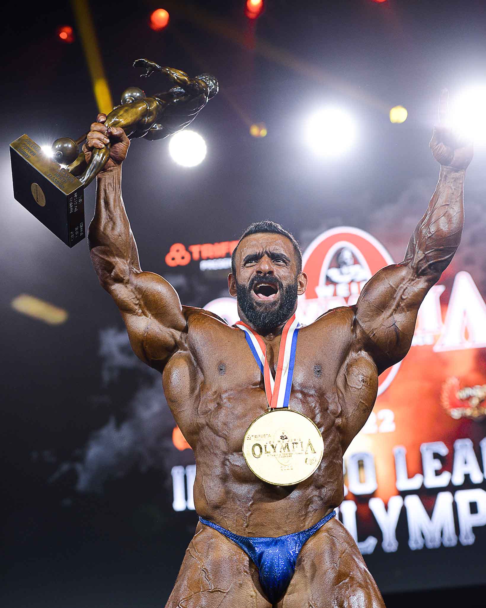 Hadi Choopan 2022 Mr. Olympia victory