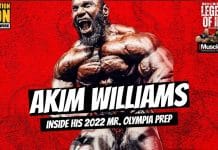 Akim Willliams Mr. Olympia 2022 Legends Of Iron