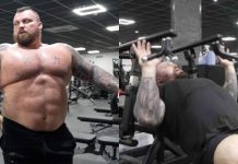 Eddie Hall chest workout