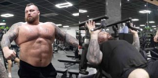 Eddie Hall chest workout