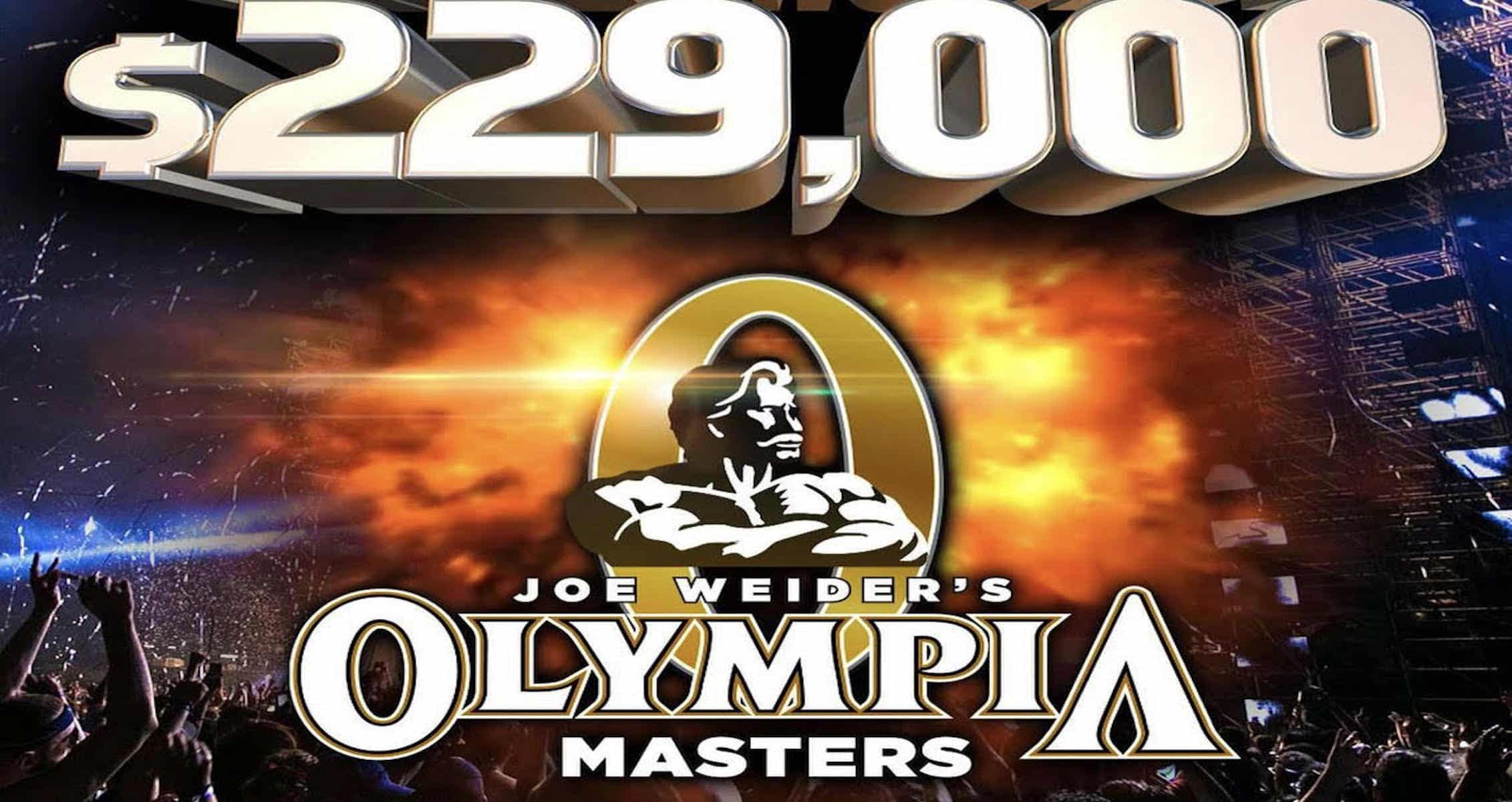 2023 Masters Olympia Sets Prize Money At $229,000, masters 2023 prize money  