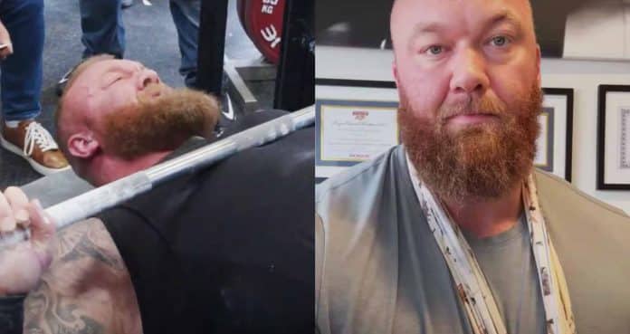 Hafthor Bjornsson Pec Tear Injury