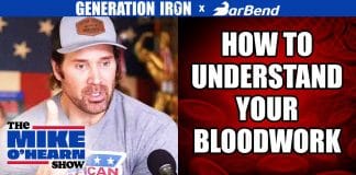 Mike O'Hearn blood test lab results