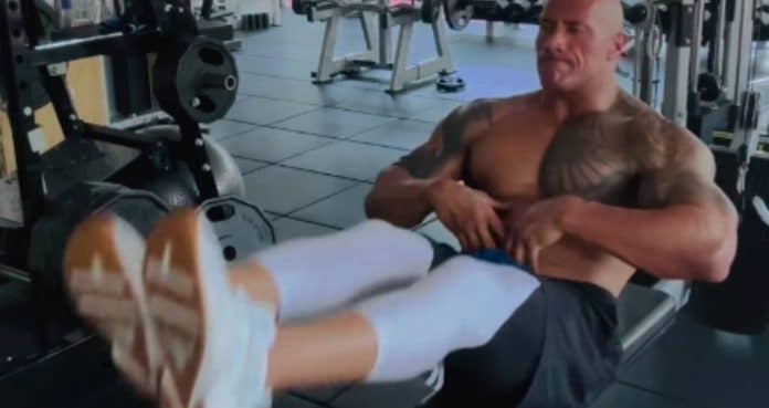 Dwayne johnson 2025 ab workout