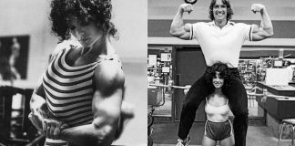 Lisa Lyon Arnold Schwarzenegger bodybuilding