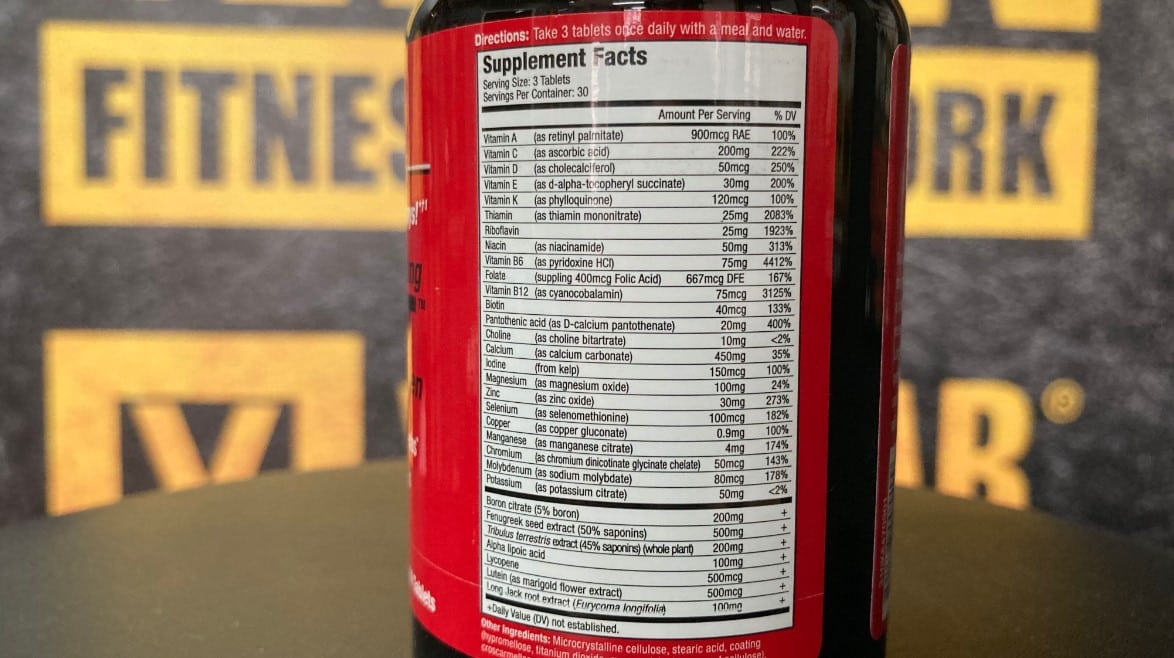 vitamin t ingredients