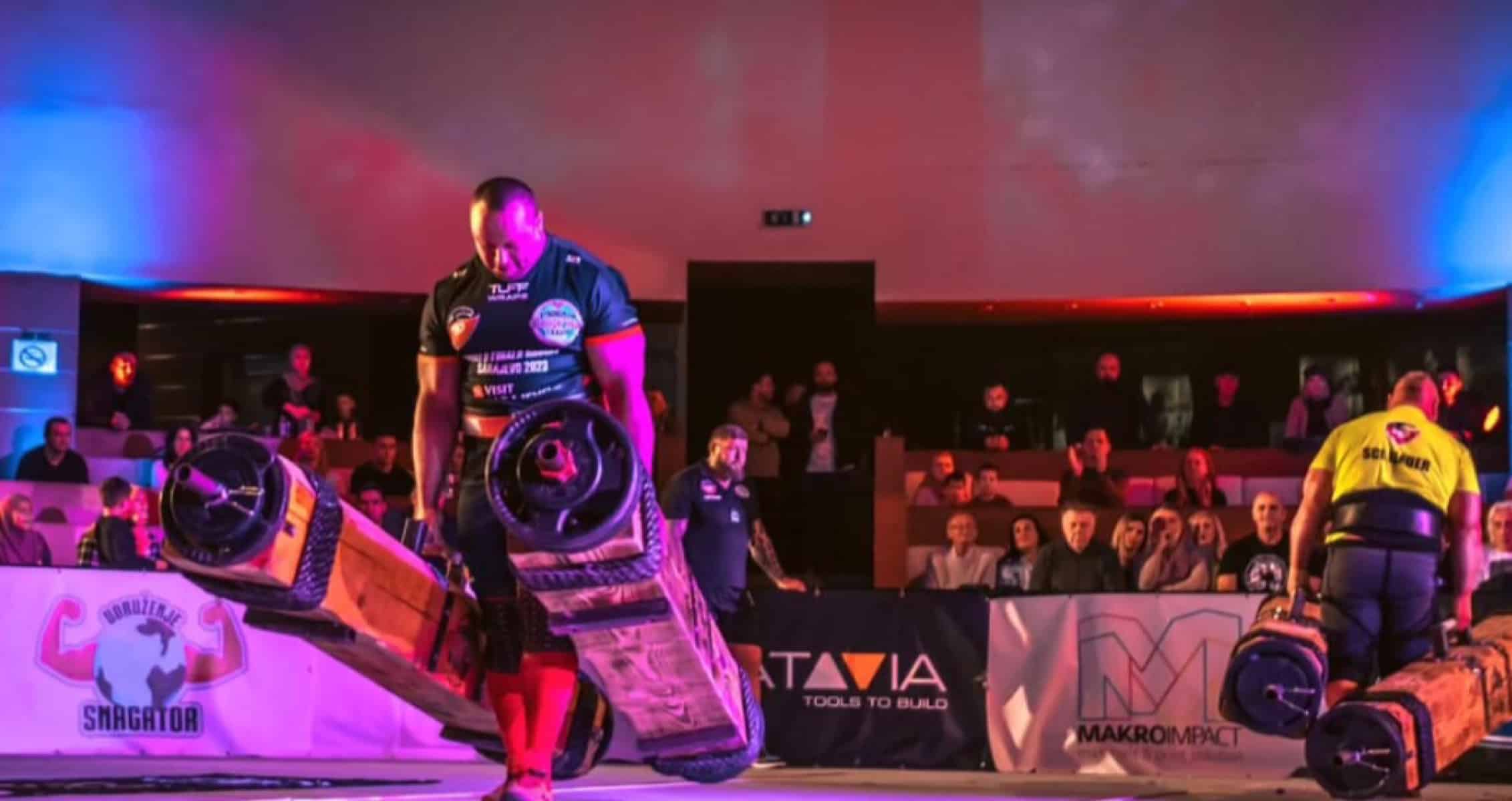 Strongman Oskar Ziółkowski was a force to be reckoned with at the SCL World Finals