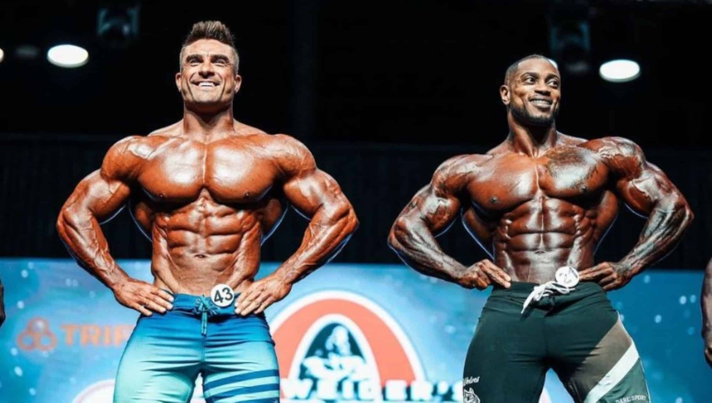 Men's physique winners