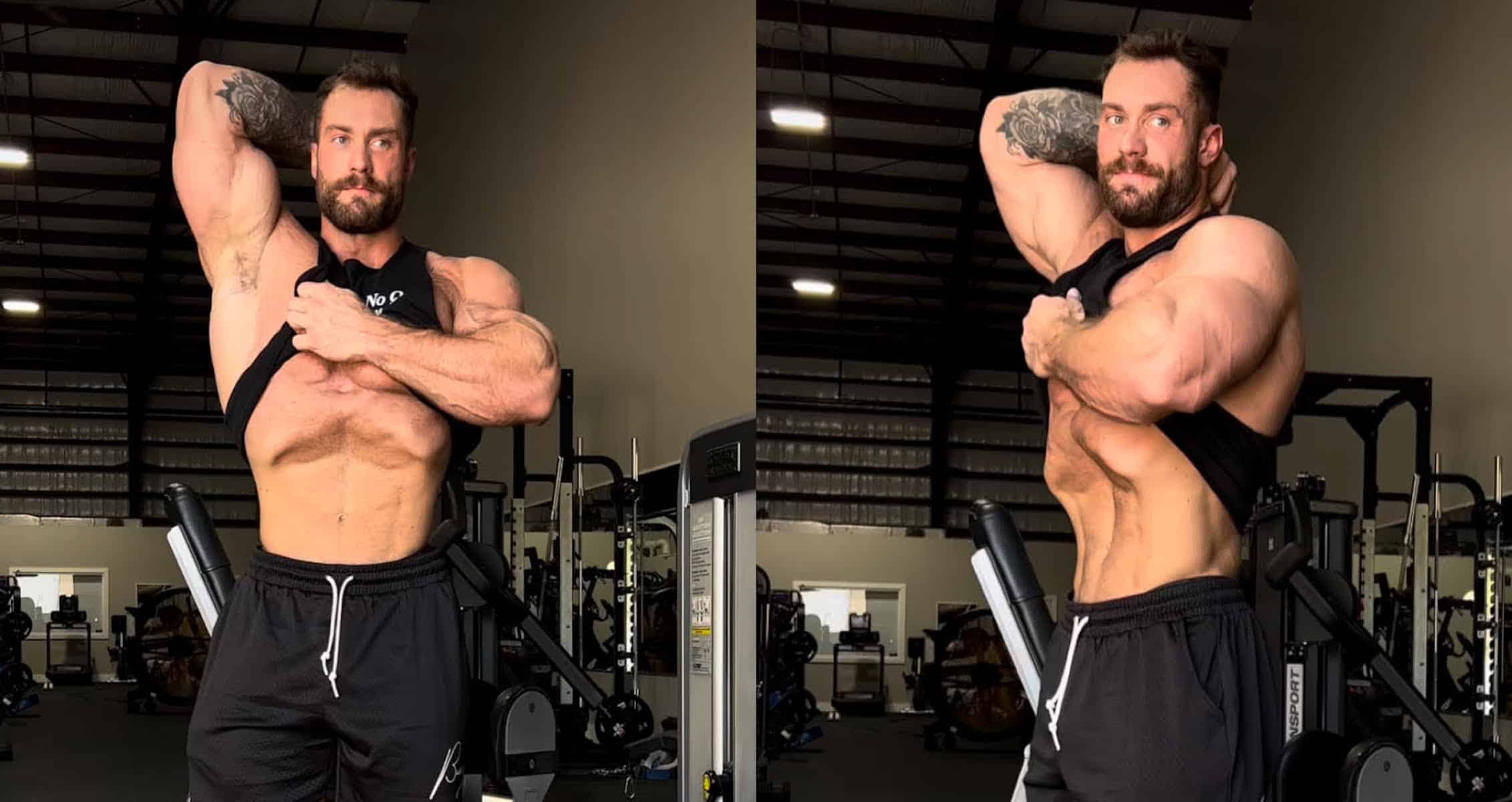 Chris Bumstead Shows Off Midsection During 30-Second Vacuum Hold