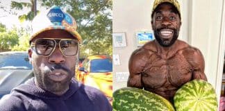 Kali Muscle is down nine pounds after cutting out food and cleansing his body with just water for a week.
