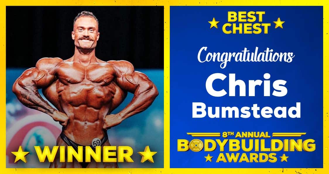 2023 Bodybuilding Awards Best Chest Chris Bumstead