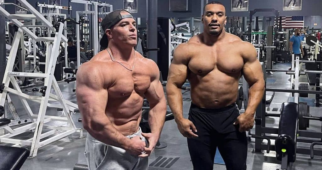 lying tricep extensions and reverse curls