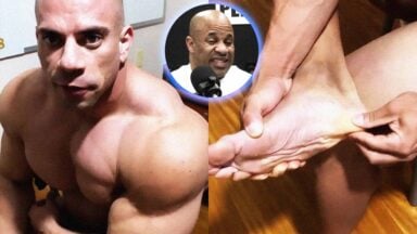 bodybuilder foot Victor Martinez Generation Iron Podcast