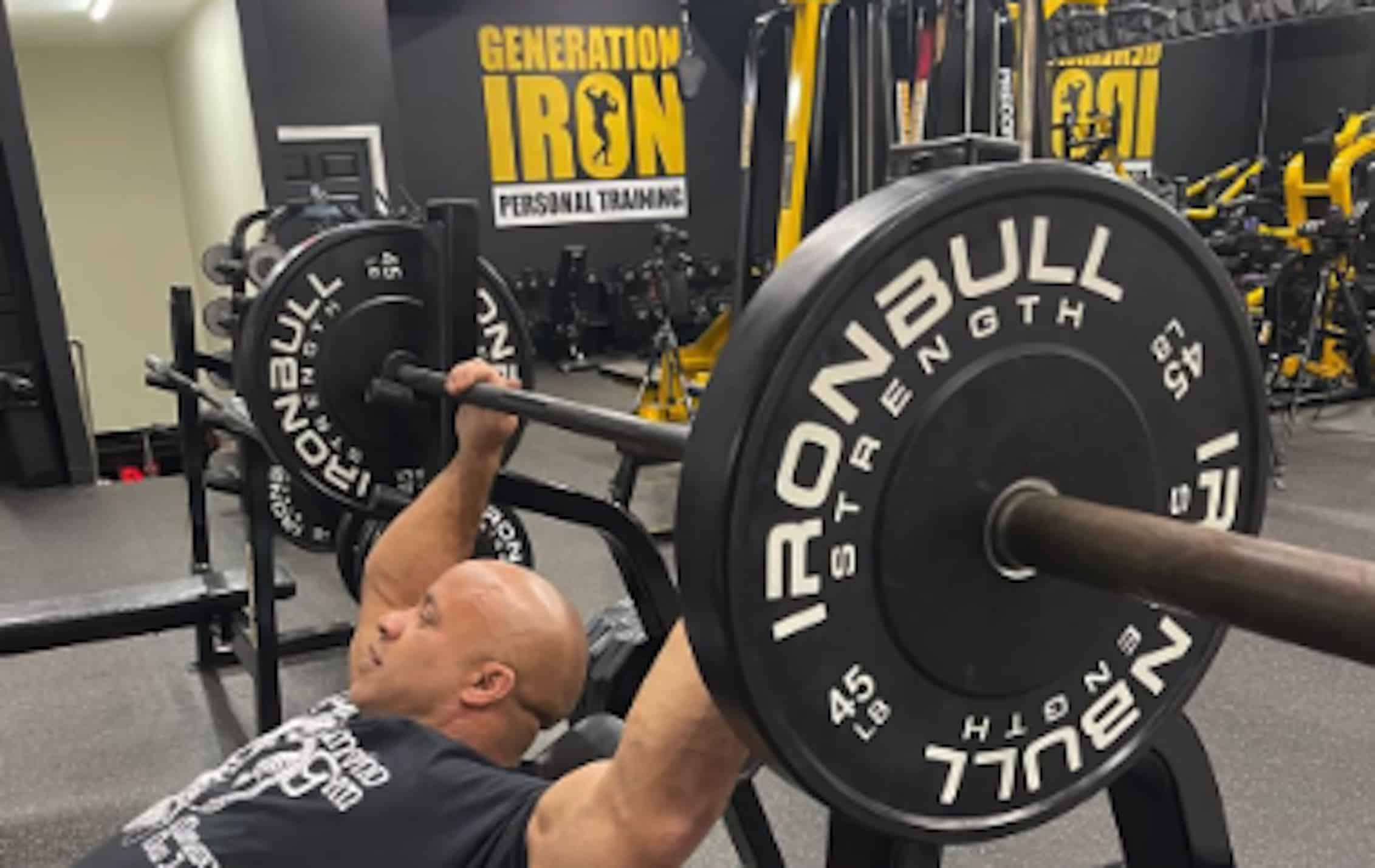 Victor Martinez Testing Iron Bull Strength Barbell