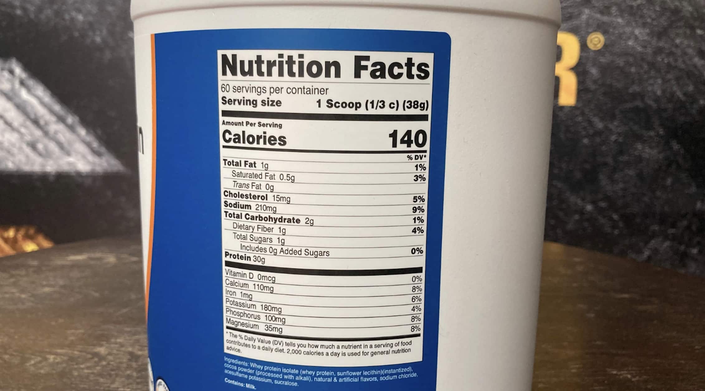 nutricost whey protein isolate ingredients