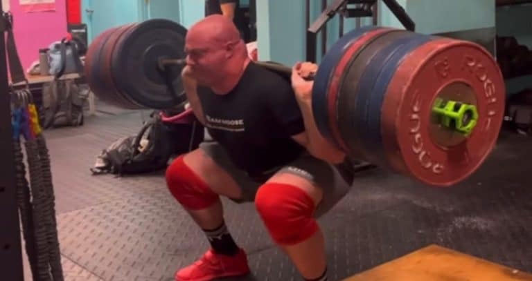 Mitchell Hooper Crushes PR Squat Triple Of 736 Pounds During Training