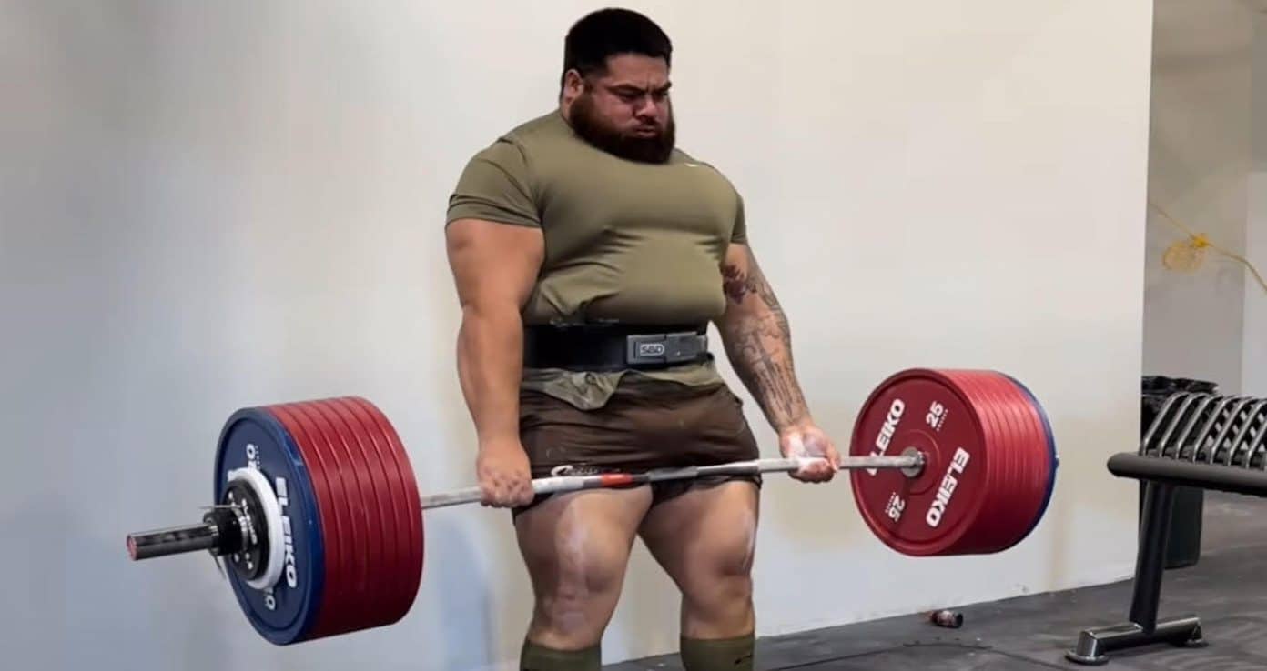 Jesus Olivares Crushes Raw Deadlift 16kg Over IPF World Record