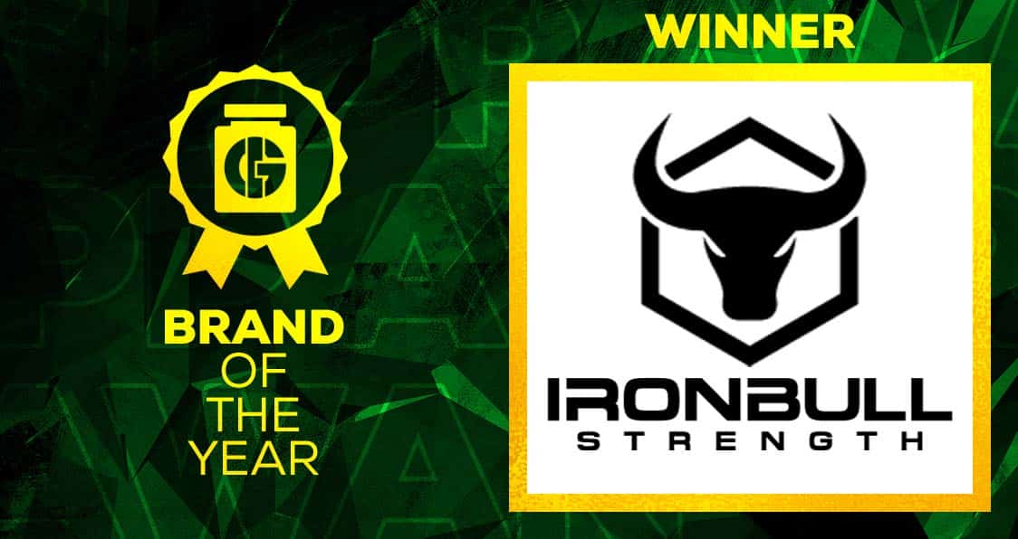 2023 Generation Iron Supplement Awards Brand of the Year Iron Bull Strength