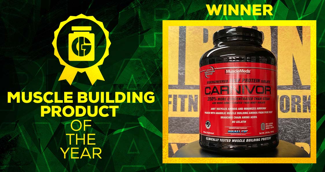 2023 Generation Iron Supplement Awards Muscle Building Product MuscleMeds Carnivor