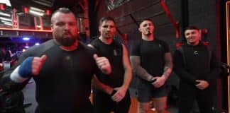 Eddie Hall tested his punch strength against UFC and kickboxing greats.