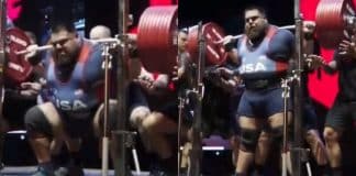 Jesus Olivares crushed the raw squat world record over the weekend.
