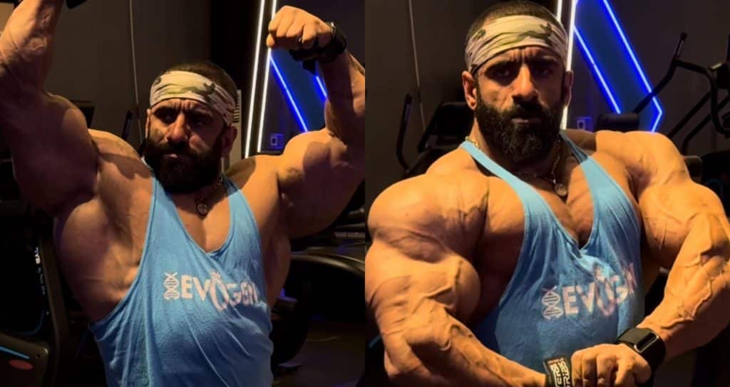 Hadi Choopan shared a posing video ahead of the 2024 Arnold Classic.