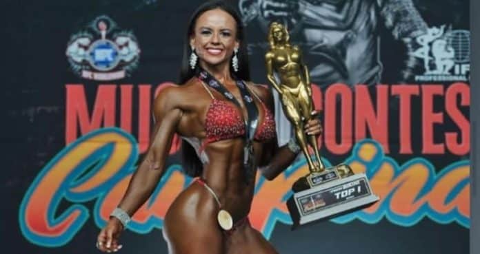 Luciana santos wins the 2024 Musclecontest Campinas Pro!