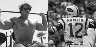 Arnold speaks on how he was inspired by Joe Namath.