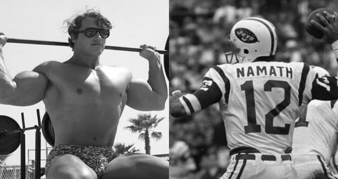 Arnold speaks on how he was inspired by Joe Namath.
