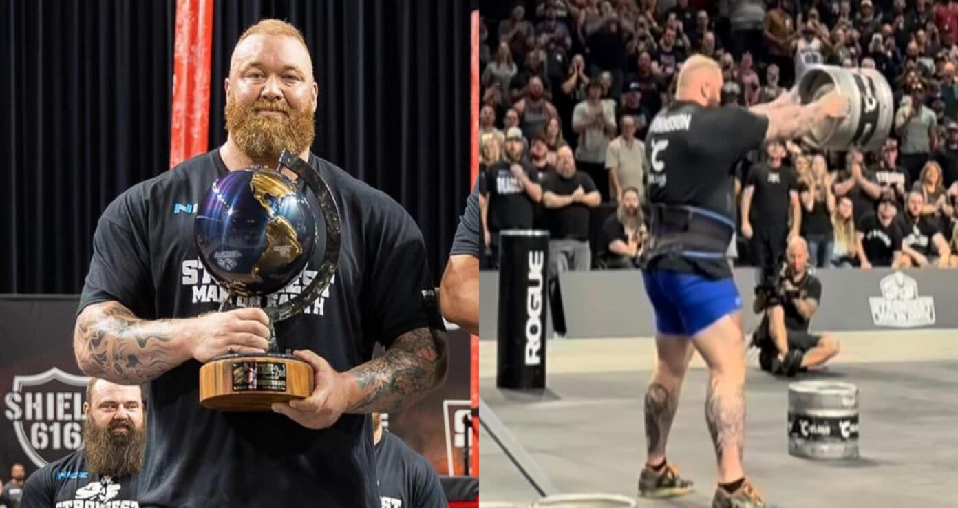 Hafthor Bjornsson Sets New Keg Toss World Record At 2024 Strongest Man