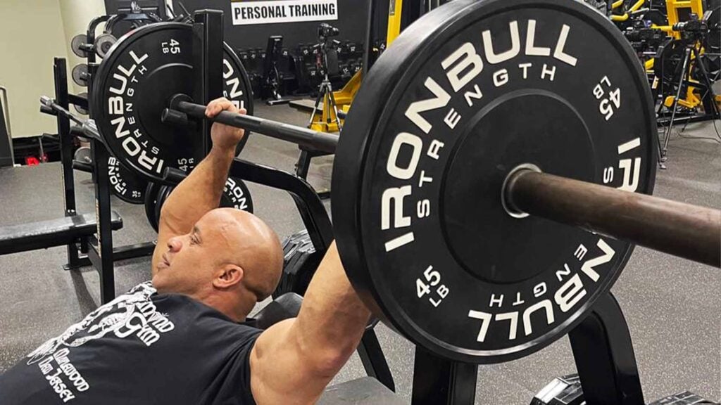 Victor Martinez bench press
