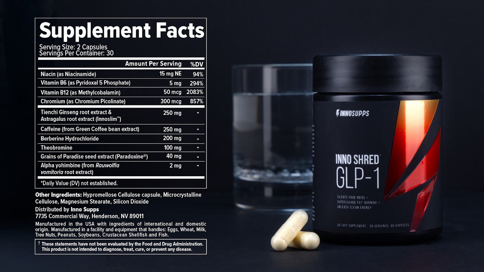 inno shred supplement facts
