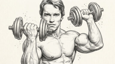 Arnold Schwarzenegger Bicep Sketch