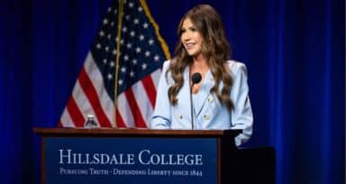 Kristi Noem workout