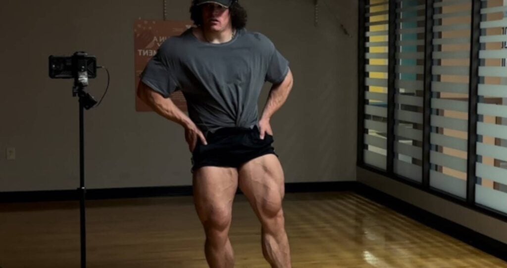Sam Sulek's leg workout