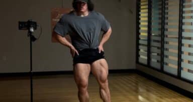 Sam Sulek's leg workout