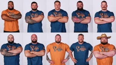 2025 World's Strongest Man Finalists
