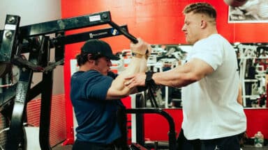 Sam Sulek Hits Back Workout & Posing Session with Urs Kalecinski