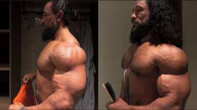 Roelly Winklaar Boasts Insane Arms at 48 Years Old