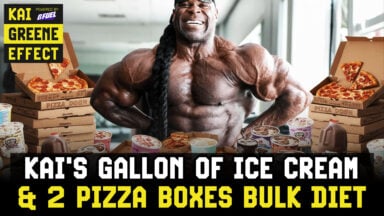 Kai Greene Used To Bulk With “Gallons Of Ice Cream” And Two Pizza Meals | Kai Greene Effect