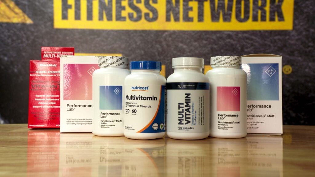 Multivitamins group shot