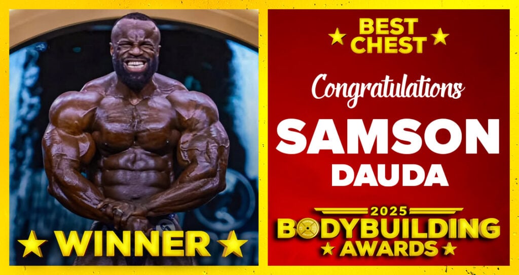 2025 Bodybuilding Awards Best Chest Winner