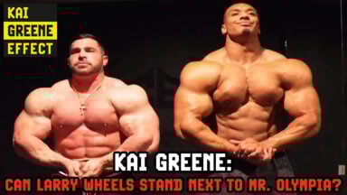 Kai Greene: Can Larry Wheels Stand Next To Mr. Olympia Derek Lunsford? | Kai Greene Effect