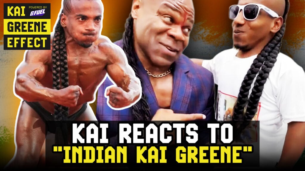 Seeing Double: Kai Reacts To “Indian Kai Greene” | Kai Greene Effect