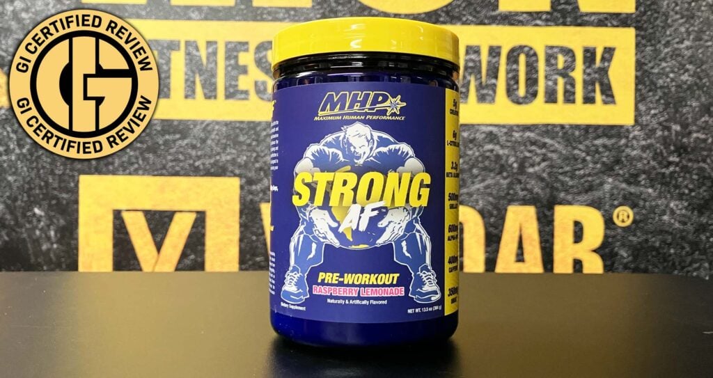 MHP Strong AF Pre-Workout Supplement Review