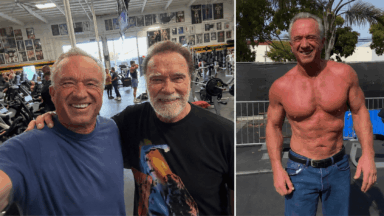 Robert F. Kennedy Jr. and Arnold Schwarzenegger Share Selfie at Iconic Gold’s Gym