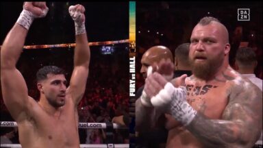 Eddie Hall Pushes Tommy Fury To The Distance In Wild Misfits Boxing Main Event