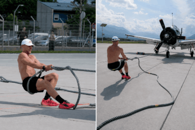 Jake Dearden Pulls 3.8-Ton Plane Ahead of Hyrox World Championships, Putting Functional Fitness Strength to the Test