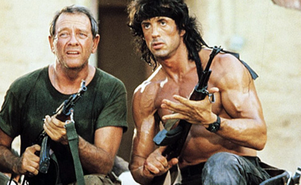rambo hollywood physiqe