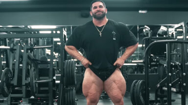 Derek Lunsford leg day, jordan kobe comparison
